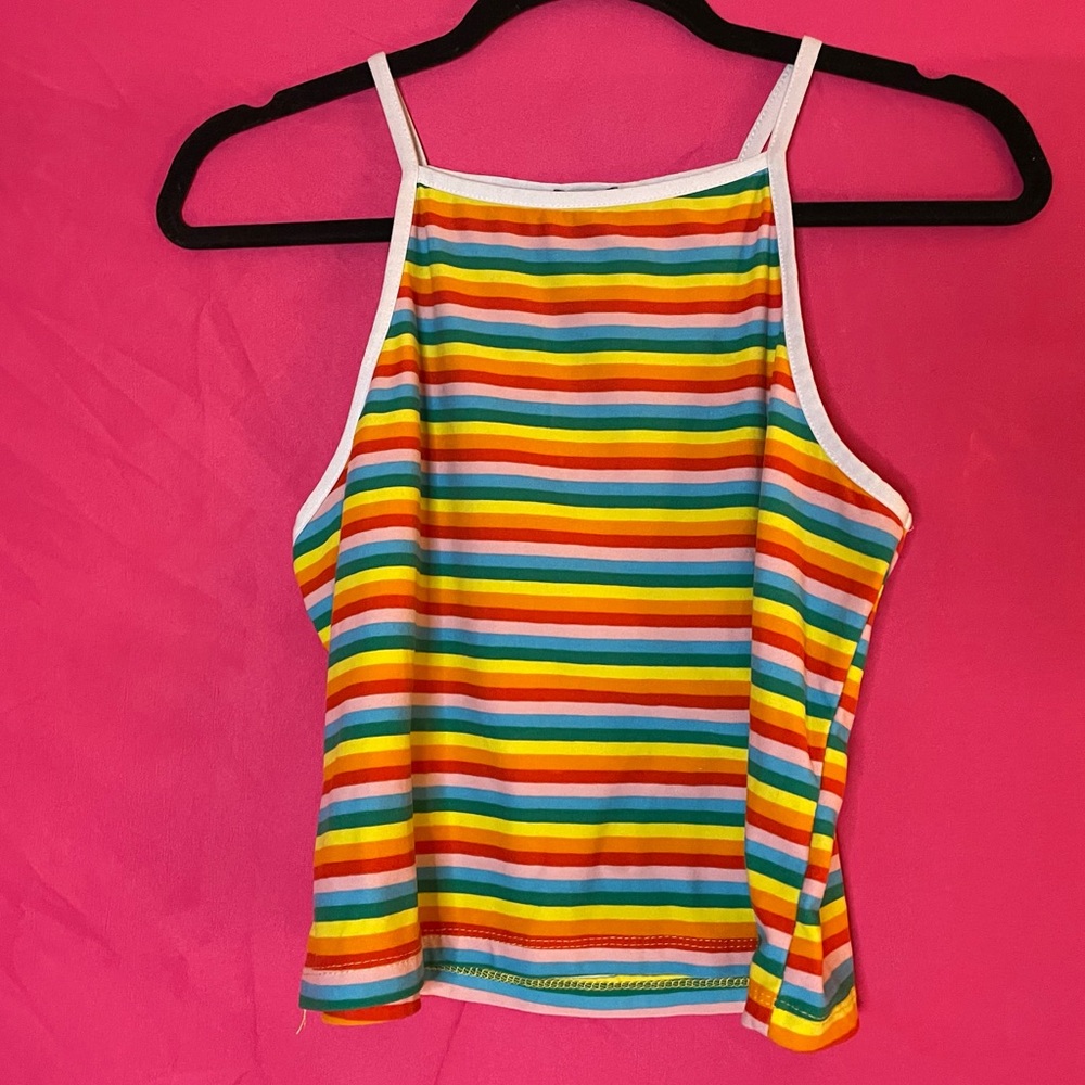 Rue21 Rainbow crop top